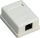 1-Port RJ45-Anschlussdose CAT.6 UTP LSA Montage