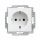 20 EUC-914 BUSCH-balance® SI SCHUKO® Steckdosen-Einsatz alpinwei