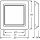 2101-34 Allwetter 44® (IP 44) Abdeckrahmen 1-fach Rahmen alpinwe