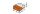2273-203 Verbindungsdosenklemme 3 x 0.5-2.5mm² orange