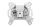 btv-MMD-614-d Multimedia-Breitbanddurchgangsdose 2-fach 14,5dB