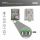DN-949103 FTTH Distributions Box für Außen 3x LC/APC Duplex grün