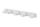 DN-97601-2 Professional 1HE Rangierpanel 5x PVC Ringe 31x85mm