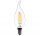 Filament-LED Kerzenform windstoß E14 2W (20W) 210lm