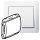 Galea Life Blindabdeckung mit Tragring ultraweiß