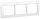 Galea Life Rahmen 3-fach horizontal ultraweiß