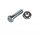 Gewindeschraube mit Mutter M2x8