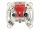 GUT MME 13F Multimedia-/ BK & Daten-Durchgangsdose 13dB