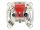 GUT MME 15F Multimedia-/ BK & Daten-Durchgangsdose 15dB