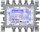 JRS0501-8M Einkabelumsetzer für 1 (2) Satelliten a²CSS2, flexibe
