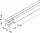 LLK 40.040 R LFK-Kanal Stahl 40x40mm reinweiß