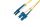 LWL Duplex Patchkabel LC/PC-SC/PC, E9/125µm OS2 G657A2 in gelb 2