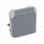 Plexo Schutzkontakt-Steckdose 1-fach (SL) IP44-IK07 grau
