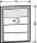 Tastenmodul mit 1 Licht- und 2 Klingeltaster  Einbau ab 2006  