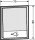 Tastenmodul mit 1 Lichttaster  Einbau ab 2006  weiß/9016