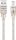 USB-2.0-Kabel mit USB-A/USB-B 1,0 Meter transparent