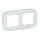 Valena Allure Abdeckrahmen 2-fach white glass