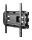 Wandhalterung TV EasyFold L schwarz neigbar 17°/120° schw. bis 5