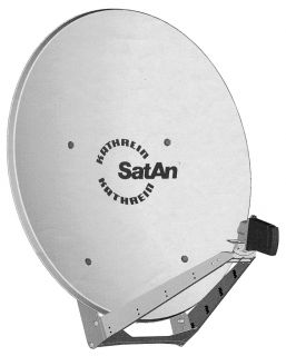 CAS 120/W Sat-Antenne 1,2m - Weiß - Alu-Reflektor pulverbesch.