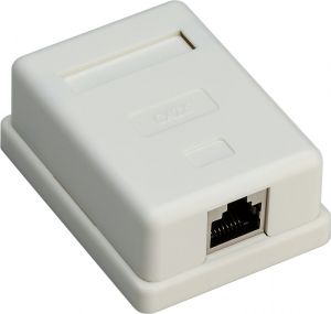 1-Port RJ45-Anschlussdose CAT.6 STP LSA Montage