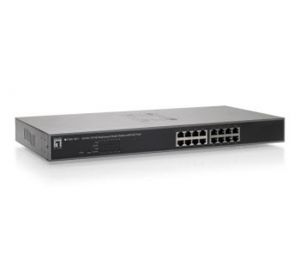 16-Port Fast Ethernet Switch PoE LevelOne