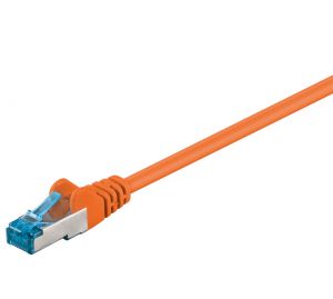Cat.6A Netzwerkkabel S/FTP 1,0 Meter orange