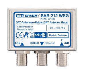 SAR 212 WSG SAT-Antennen-Relais 2-fach