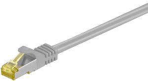 Cat.6A Netzwerkkabel S/FTP 0,25 Meter grau (Cat.7 Rohkabel)