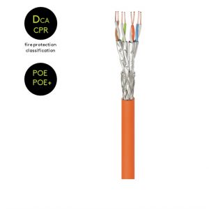 Datenkabel 1.000MHz Cat.7A S/FTP 4PR Dca AWG 23/1 250m Abrollbox