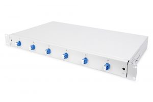 DN-96330/9 Professional LWL Spleißbox bestückt 6xLC DX OS2