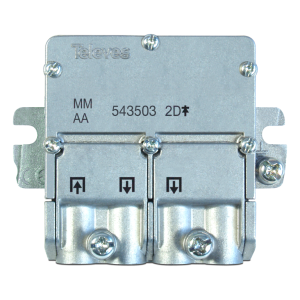 EFV2N 2-fach EasyF-Verteiler 5-2400 MHz VD: 5 dB DC A->E