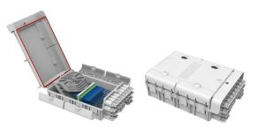 FTTH IP65 Anschlussbox 24 Kupplungen, 48 Fasern und Faserüberlän