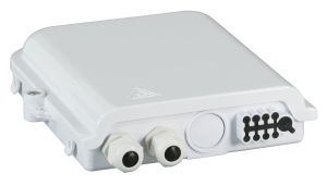 FTTH IP65 Anschlussbox 8 Kupplungen, 16 Fasern und Faserüberläng
