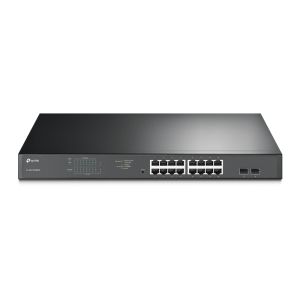 JetStream 16-Port-Gigabit-Easy-Smart-PoE+-Switch mit 2 SFP-Slots