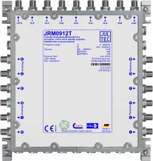 JRM0912T Multischalter für 2 Satelliten 12x1 Teilnehmer