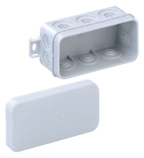Mini-25 Abzweigkasten 43x89x43mm IP55 grau