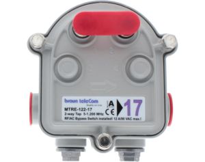 MTRE-122-17 Abzweiger 2-fach 17 dB für den Außenbereich
