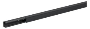 Plastkanal 15x15 Graphitschwarz (RAL 9011)