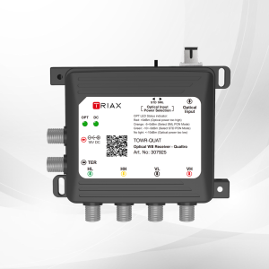 TOWR-Quattro Opt.Wideband-Rückumsetzer 4xSAT+1xterr., SC/APC