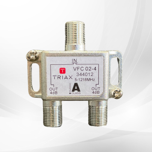 VFC 02-4 2-fach Verteiler 1,2 GHz, 3,5dB
