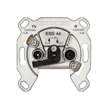 ESD 44 Durchschleifdose 2fach