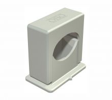 3050 LGR Druck-ISO-Schelle 1-fach 6-16mm Polystyrol lichtgrau