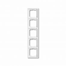 1725-184K future®linear Abdeckrahmen 5-fach Rahmen studioweiß