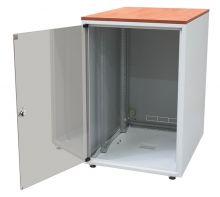 19\" Netzwerkschrank SJB 18HE inkl. Möbelplatte