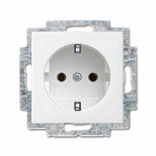 20 EUC-914 BUSCH-balance® SI SCHUKO® Steckdosen-Einsatz alpinwei