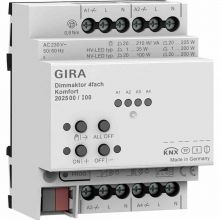 2025 00 KNX Dimmaktor 4fach Komfort 4 x 225 W/VA