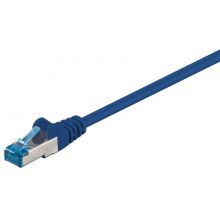 Cat.6A Netzwerkkabel S/FTP 0,25 Meter blau