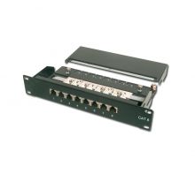 DN-91608S Professional 10\" Patch Panel Cat.6 Class E 8-port 1HE