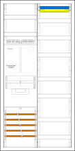 3HZ721V Zähler-Komplettschrank 1ZP 1V 3.HZ 10mm²
