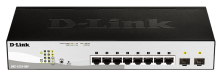 8-Port 10/100/1000+2 PoE Gigabit Desktop-Switch RJ-45